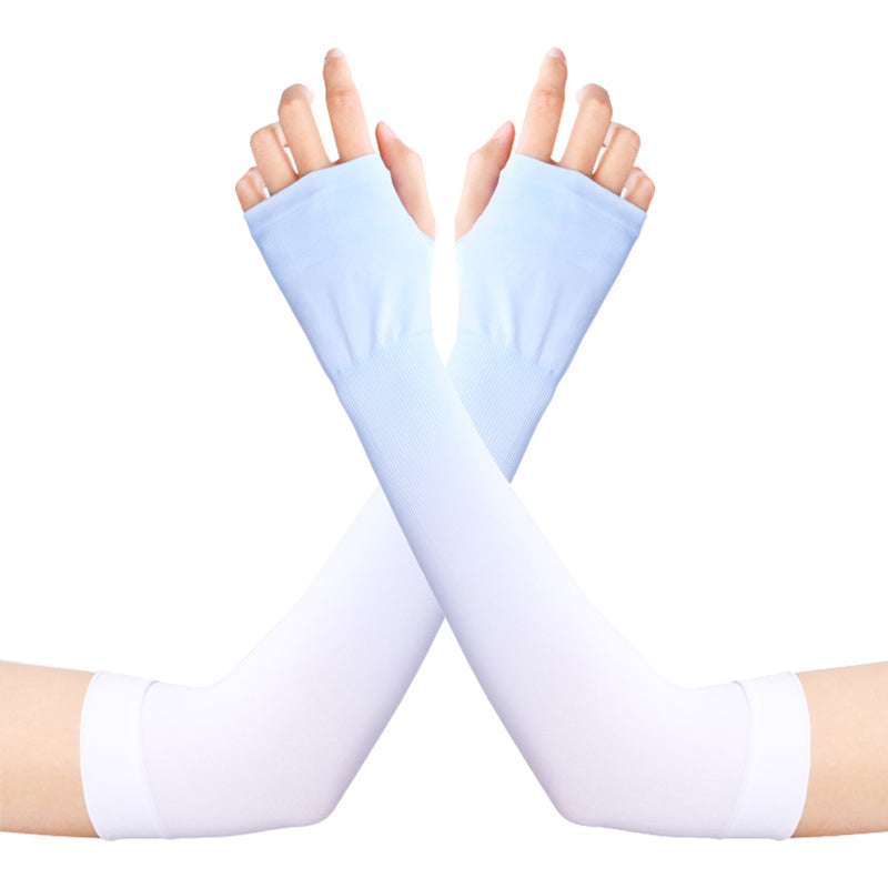 GOLOVEJOY HB21 One Pair UV Protection Arm Sleeves Cycling Cooling Gloves Gradient Color Compression Long Arm Cover GOLOVEJOY HB21 One Pair UV Protection Arm Sleeves Cycling Cooling Gloves Gradient Color Compression Long Arm Cover